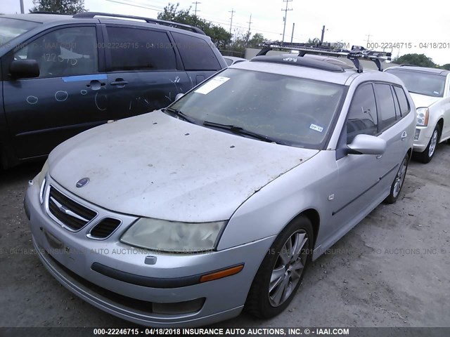 YS3FD59Y471132082 - 2007 SAAB 9-3 2.0T SILVER photo 2