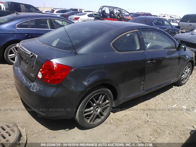JTKDE177670156879 - 2007 TOYOTA SCION TC 灰色 照片 4