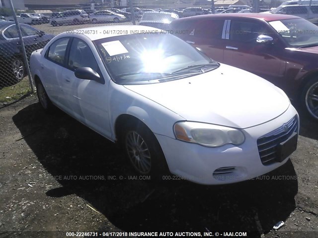 1C3EL46JX5N630062 - 2005 CHRYSLER SEBRING WHITE photo 1