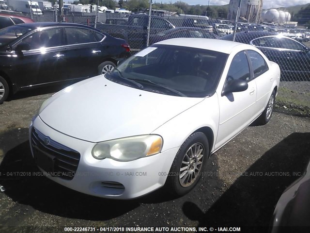 1C3EL46JX5N630062 - 2005 CHRYSLER SEBRING WHITE photo 2