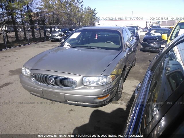 1G4HP54K824157614 - 2002 BUICK LESABRE CUSTOM BEIGE photo 2