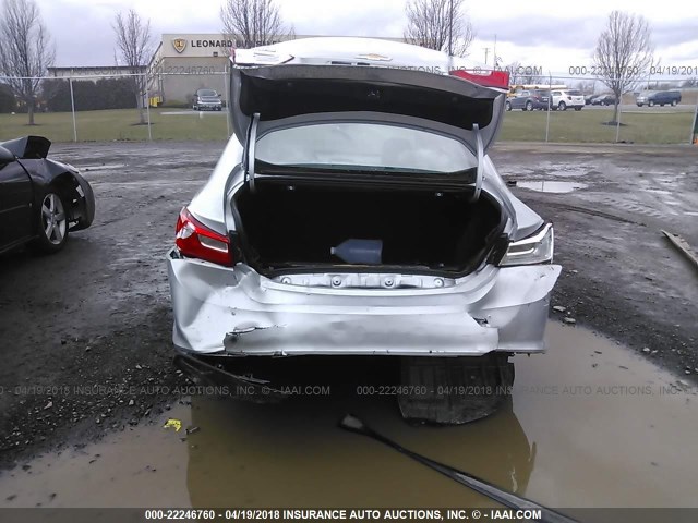 1G1ZB5ST4HF132086 - 2017 CHEVROLET MALIBU LS ვერცხლისფერი ფოტო 6
