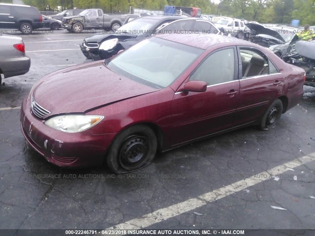 4T1BE32K66U129884 - 2006 TOYOTA CAMRY LE/XLE/SE 勃艮第红 照片 2