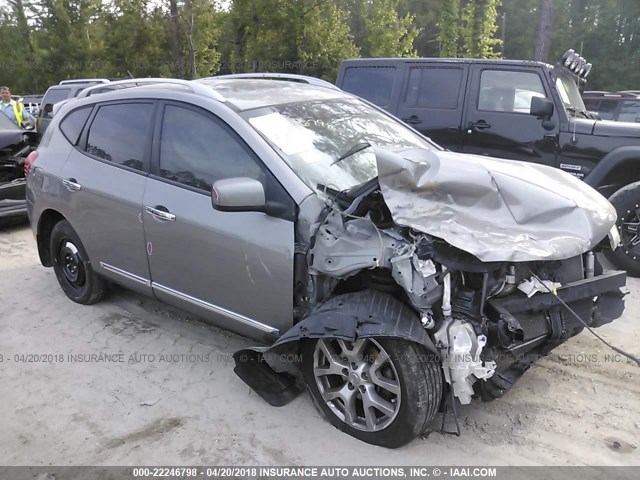 JN8AS5MT8BW159952 - 2011 NISSAN ROGUE S/SV/KROM SILVER photo 1