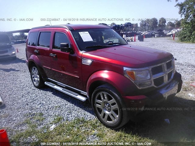 1D4PT2GK7AW142842 - 2010 DODGE NITRO SE RED photo 1