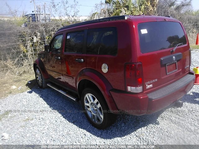 1D4PT2GK7AW142842 - 2010 DODGE NITRO SE RED photo 3