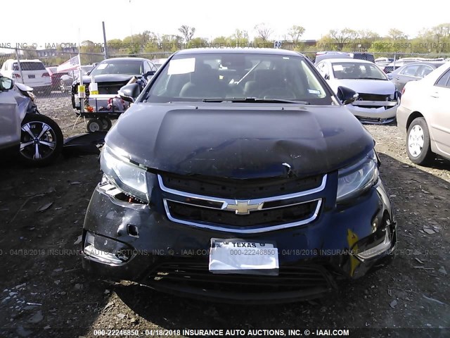 1G1RD6E49DU135396 - 2013 CHEVROLET VOLT BLACK photo 6