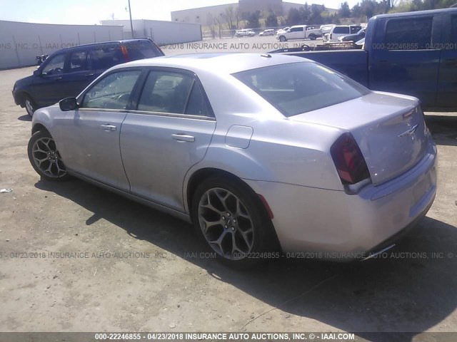 2C3CCABG7FH867649 - 2015 CHRYSLER 300 S SILVER photo 3