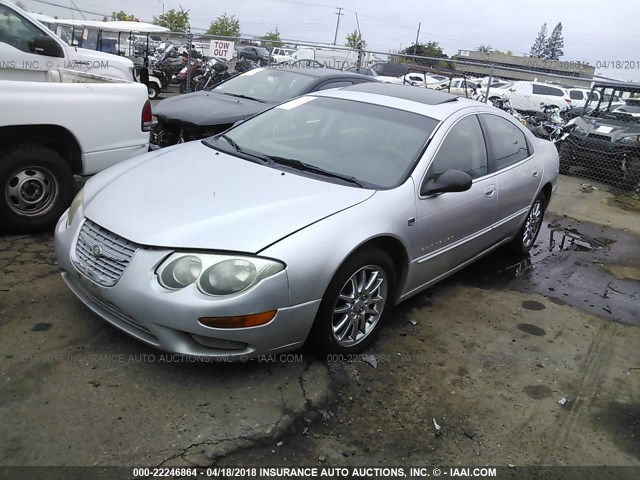 2C3HE66G51H570573 - 2001 CHRYSLER 300M SILVER photo 2