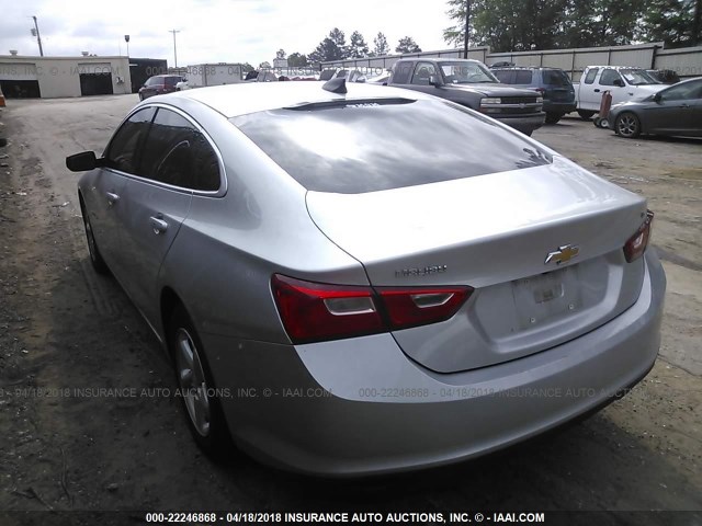 1G1ZB5ST7GF333401 - 2016 CHEVROLET MALIBU LS 银色 照片 3