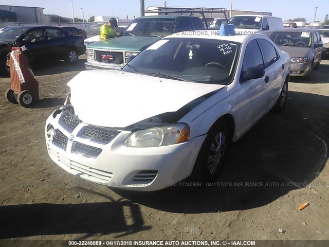 1B3EL36X94N193830 - 2004 DODGE STRATUS SE WHITE photo 2