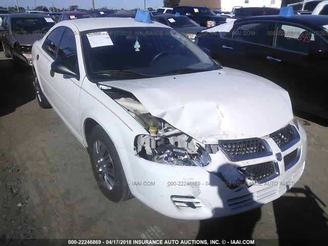 1B3EL36X94N193830 - 2004 DODGE STRATUS SE WHITE photo 6