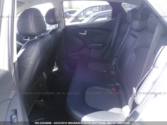 KM8JUCAC9DU595217 - 2013 HYUNDAI TUCSON GLS/LIMITED 银色 照片 8