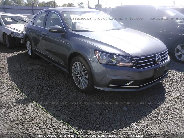 1VWBT7A37HC015233 - 2017 VOLKSWAGEN PASSAT SE GRAY photo 1