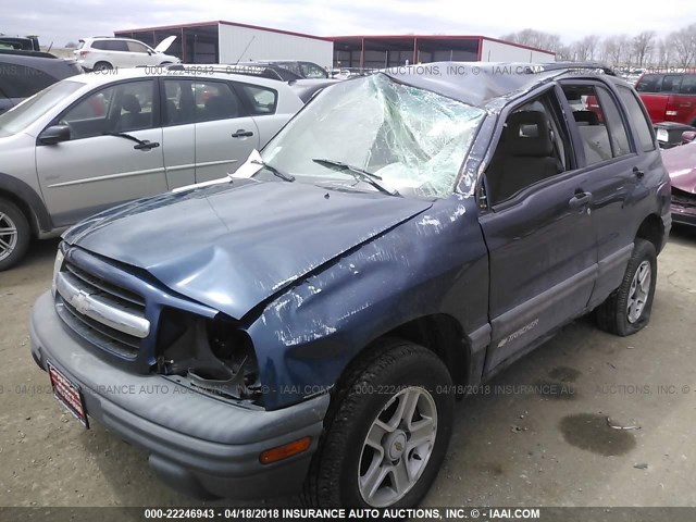 2CNBJ13C826911345 - 2002 CHEVROLET TRACKER BLUE photo 6