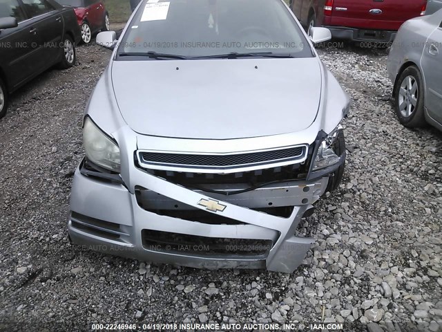 1G1ZH57B28F291509 - 2008 CHEVROLET MALIBU 1LT 银色 照片 6
