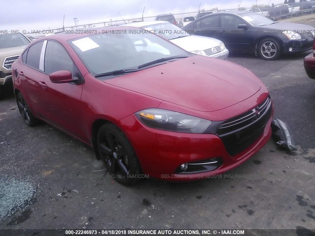 1C3CDFEB2ED851753 - 2014 DODGE DART GT RED photo 1