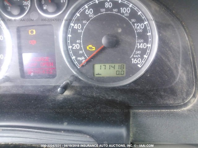 WVWWH63B93E161330 - 2003 VOLKSWAGEN PASSAT GLX 蓝色 照片 7