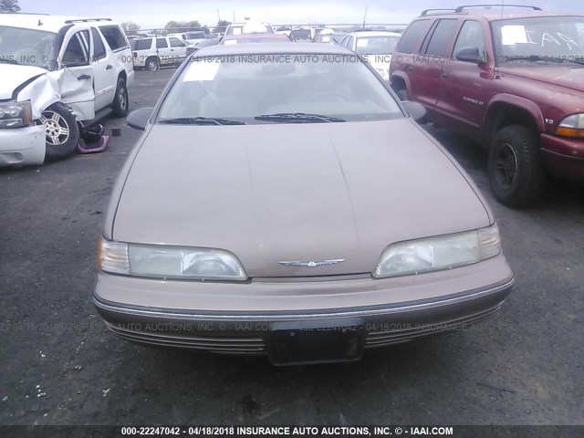 1FAPP62T7MH148177 - 1991 FORD THUNDERBIRD LX BROWN photo 6