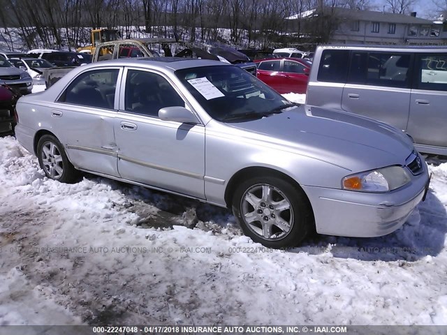 1YVGF22F8Y5113925 - 2000 MAZDA 626 ES/LX SILVER photo 1