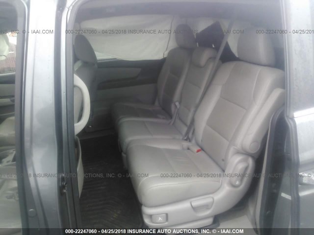 5FNRL5H69BB074350 - 2011 HONDA ODYSSEY EXL ნაცრისფერი ფოტო 8