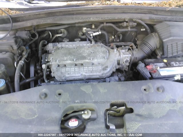 5FNRL38716B449635 - 2006 HONDA ODYSSEY EXL თაფლისფერი ფოტო 10