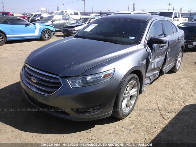 1FAHP2E88DG216691 - 2013 FORD TAURUS SEL GRAY photo 2