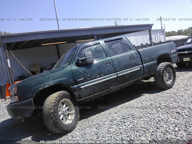 1GCHK23193F123312 - 2003 CHEVROLET SILVERADO K2500 HEAVY DUTY GREEN photo 2