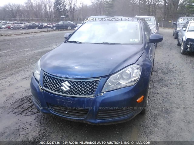 JS2RF9A34A6100982 - 2010 SUZUKI KIZASHI BLUE photo 6