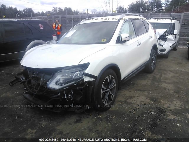 JN8AT2MV5HW284932 - 2017 NISSAN ROGUE S/SL/SV WHITE photo 2