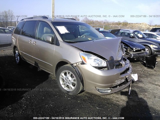 5TDZA22C25S299597 - 2005 TOYOTA SIENNA XLE/XLE LIMITED TAN photo 1