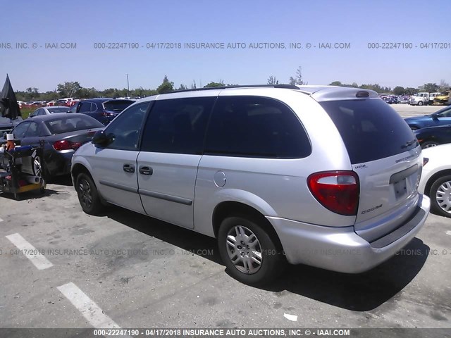 1D4GP24R37B194071 - 2007 DODGE GRAND CARAVAN SE SILVER photo 3