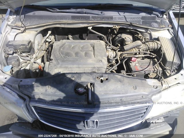 2HKRL18731H575817 - 2001 HONDA ODYSSEY EX SILVER photo 10