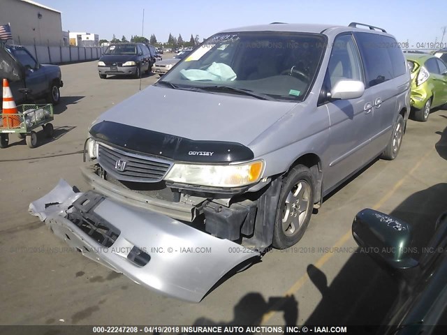 2HKRL18731H575817 - 2001 HONDA ODYSSEY EX SILVER photo 2