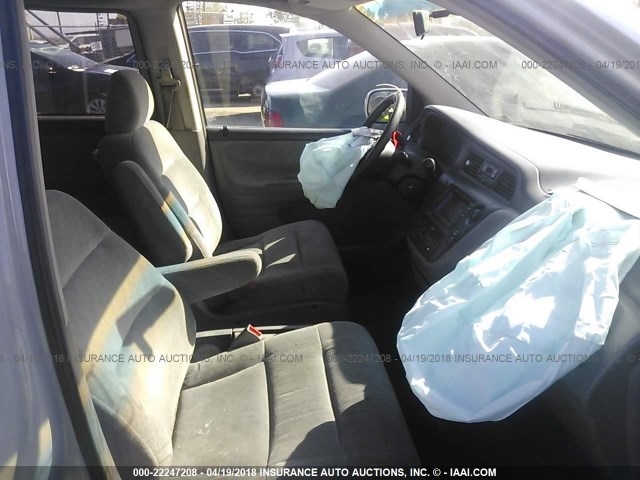 2HKRL18731H575817 - 2001 HONDA ODYSSEY EX SILVER photo 5