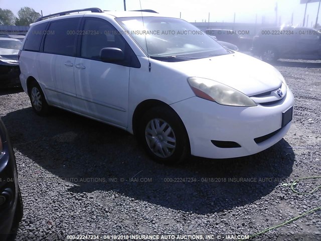 5TDZA23C06S511445 - 2006 TOYOTA SIENNA CE/LE WHITE photo 1