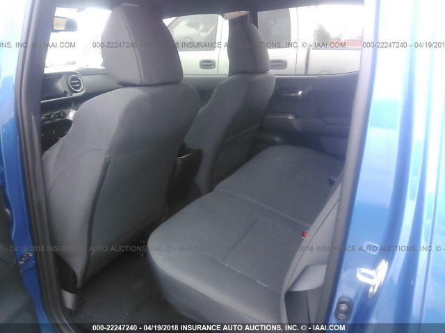 5TFCZ5AN2HX114160 - 2017 TOYOTA TACOMA DBL CAB/SR/TRDSPT/OR/PRO ლურჯი ფოტო 8