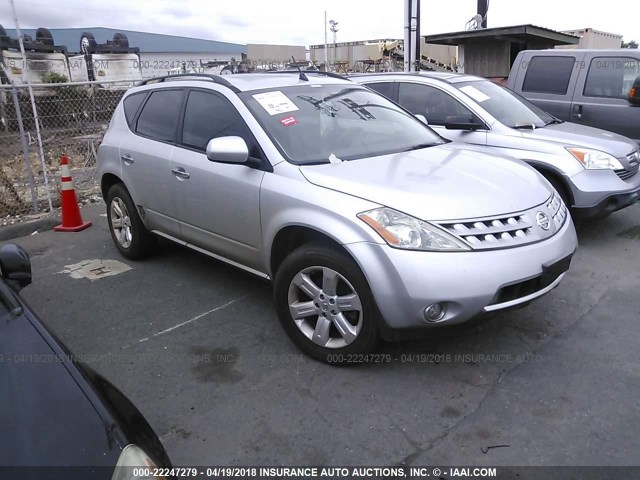 JN8AZ08T36W400590 - 2006 NISSAN MURANO SL/SE/S SILVER photo 1