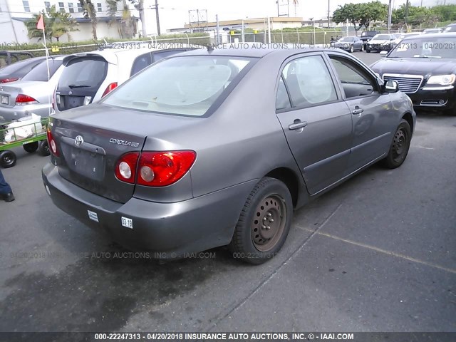 1NXBR32E87Z765951 - 2007 TOYOTA COROLLA CE/LE/S GRAY photo 4