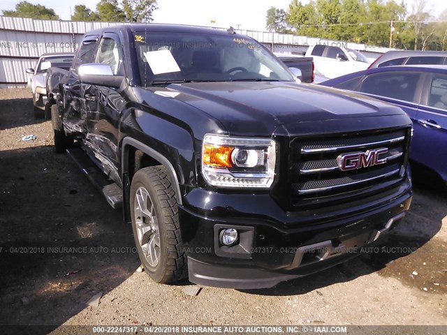 3GTU2VEC3EG153910 - 2014 GMC SIERRA K1500 SLT BLACK photo 1