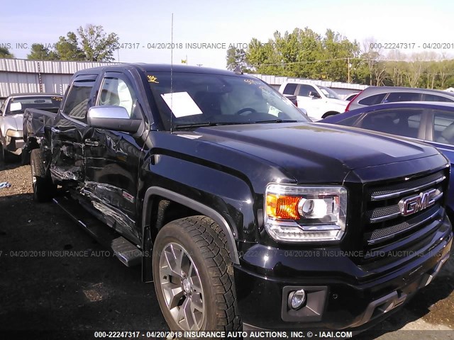 3GTU2VEC3EG153910 - 2014 GMC SIERRA K1500 SLT BLACK photo 6