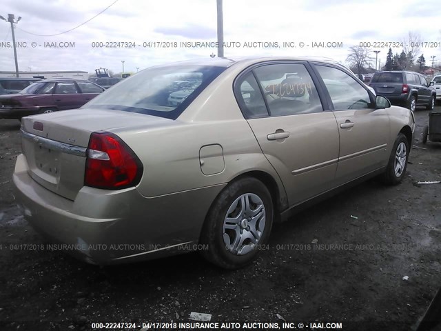 1G1ZS58F07F115575 - 2007 CHEVROLET MALIBU LS 棕色 照片 4