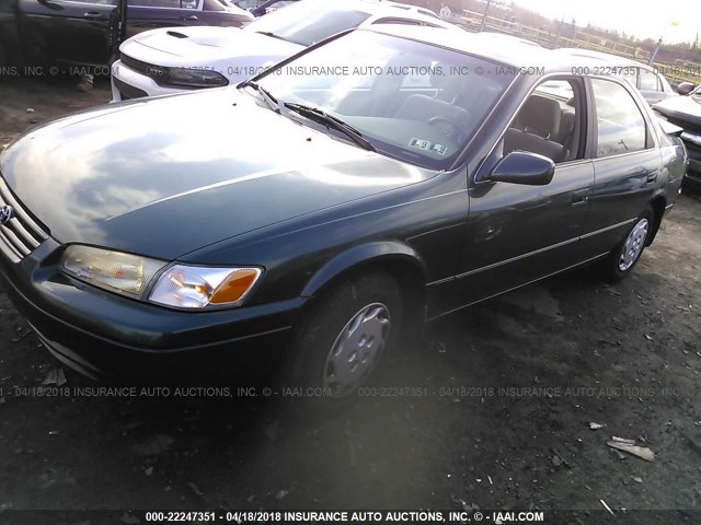 4T1BG22K5VU799803 - 1997 TOYOTA CAMRY CE/LE/XLE 绿色 照片 2