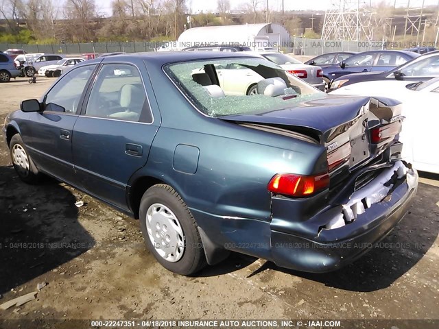 4T1BG22K5VU799803 - 1997 TOYOTA CAMRY CE/LE/XLE 绿色 照片 3