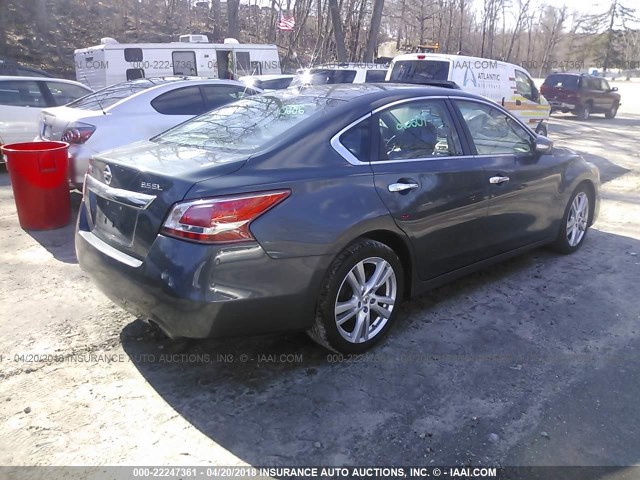 1N4BL3AP1DN557544 - 2013 NISSAN ALTIMA 3.5S/3.5SV/3.5SL GRAY photo 4