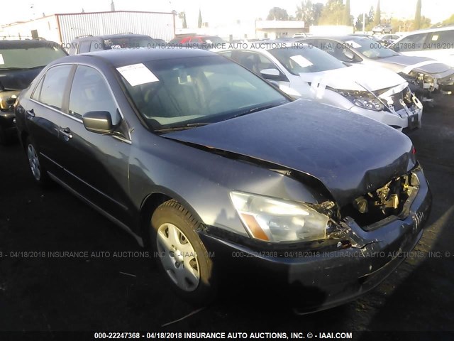 1HGCM56445A151709 - 2005 HONDA ACCORD LX GRAY photo 1