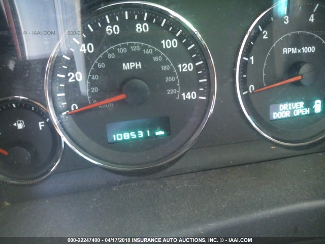 1J8HG48KX6C203960 - 2006 JEEP COMMANDER RED photo 7