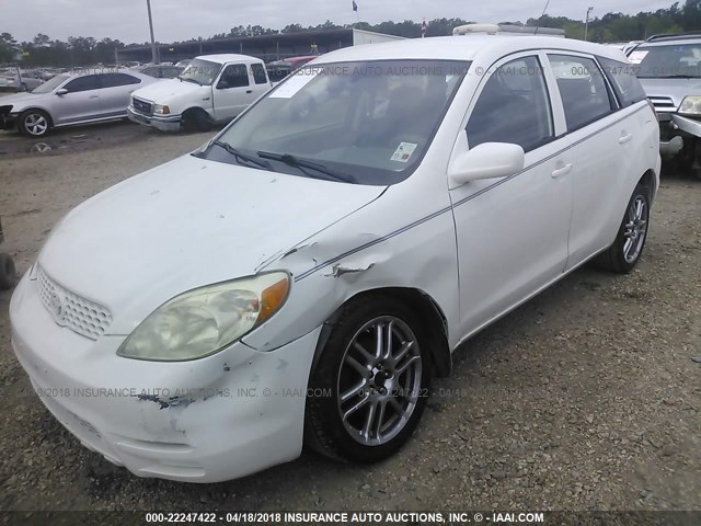 2T1KR32E54C174716 - 2004 TOYOTA COROLLA MATRIX XR WHITE photo 2