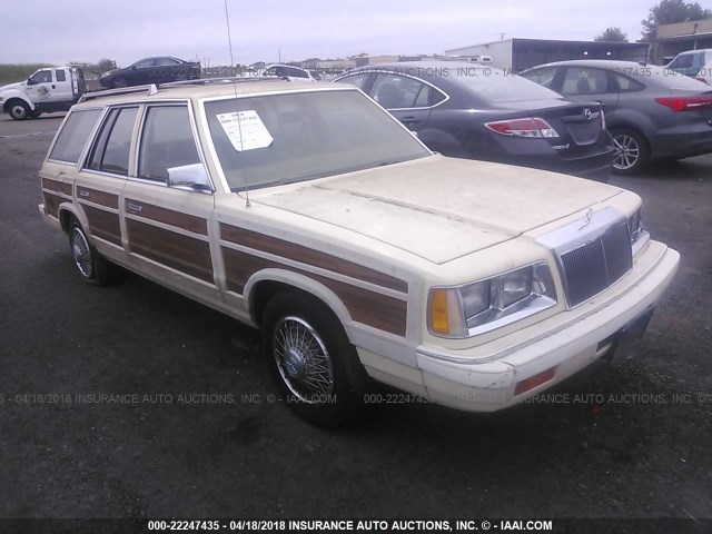 1C3BC59K3GF217958 - 1986 CHRYSLER LEBARON TOWN AND COUNTRY BEIGE photo 1