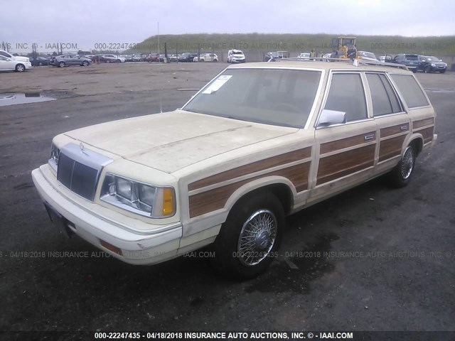 1C3BC59K3GF217958 - 1986 CHRYSLER LEBARON TOWN AND COUNTRY BEIGE photo 2